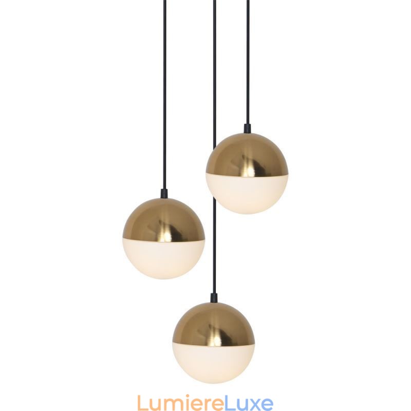 Suspension boule nordique moderne et créative de forme ronde