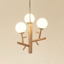 Suspension en bois créative nordique