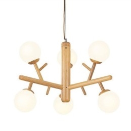 Suspension en bois créative nordique