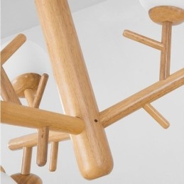 Suspension en bois créative nordique