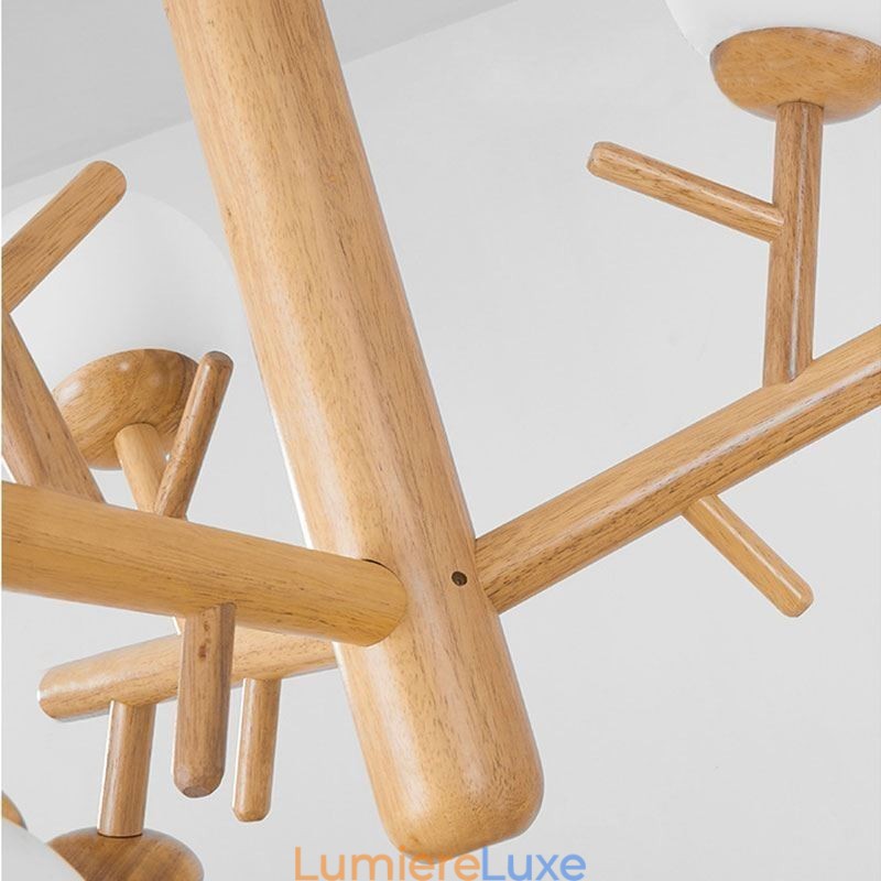 Suspension en bois créative nordique