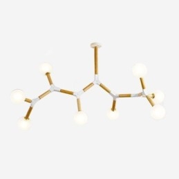 Suspension Nordic Magic Bean, éclairage créatif en bois