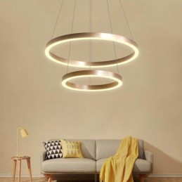 Suspension Drawing Craft 2 anneaux 60+40 cm