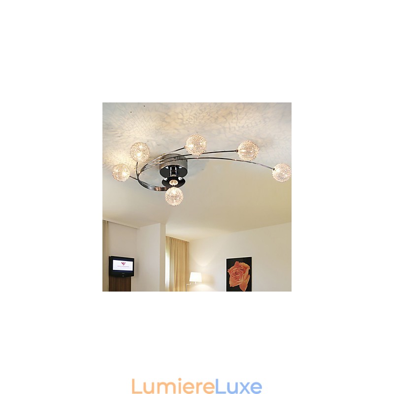 Plafonnier Modern Living Ampoules incluses 6 lumières