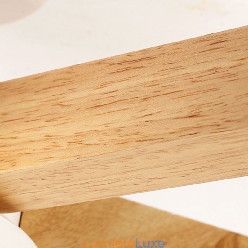 Suspension Nordic Log Macaron Light Fixture