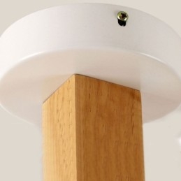 Suspension Nordic Log Macaron Light Fixture