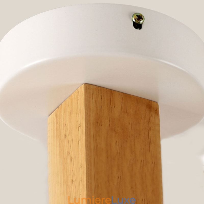 Suspension Nordic Log Macaron Light Fixture