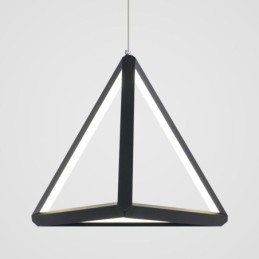 Suspension postmoderne, lampe géométrique triangulaire créative
