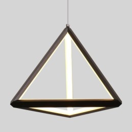 Suspension postmoderne, lampe géométrique triangulaire créative