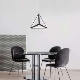 Suspension postmoderne, lampe géométrique triangulaire créative