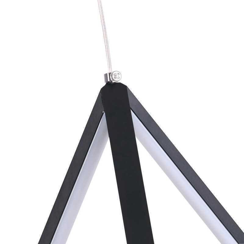 Suspension postmoderne, lampe géométrique triangulaire créative