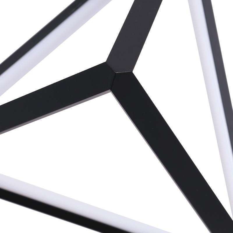 Suspension postmoderne, lampe géométrique triangulaire créative