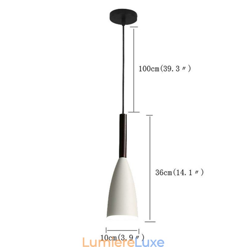 Lampe suspendue moderne au design simple et spécial