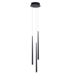 Lampe suspendue simple et moderne en forme de cylindre, éclairage pluie de météores