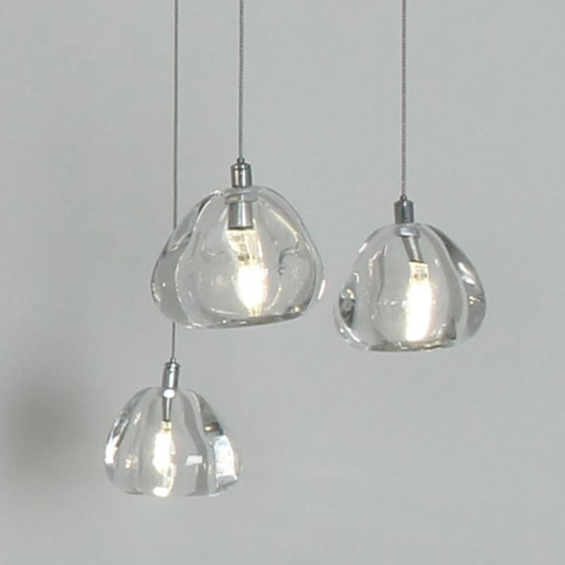 Lustre en cristal moderne à suspension, éclairage d'intérieur