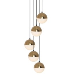 Suspension nordique en forme de cercle créatif
