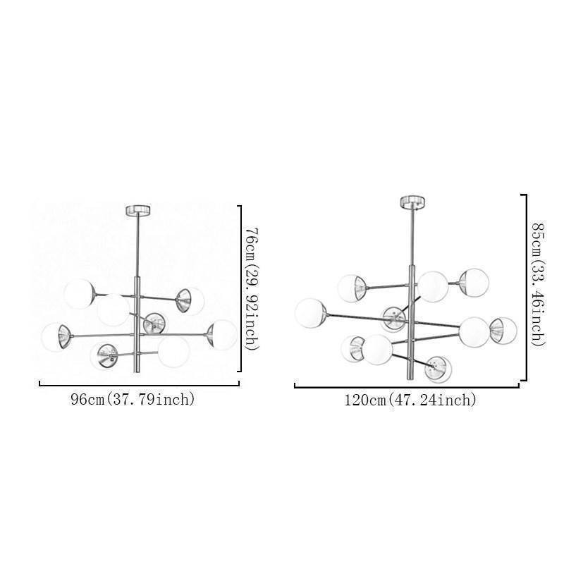 Lampe suspendue contemporaine Magic Bean Sputnik