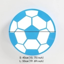 Lampe suspendue moderne et créative en forme de ballon de football