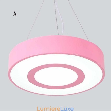 Lampe suspendue ronde moderne et unique, éclairage simple et chaleureux Lampe suspendue ronde moderne et unique, éclairage simple et chaleureux