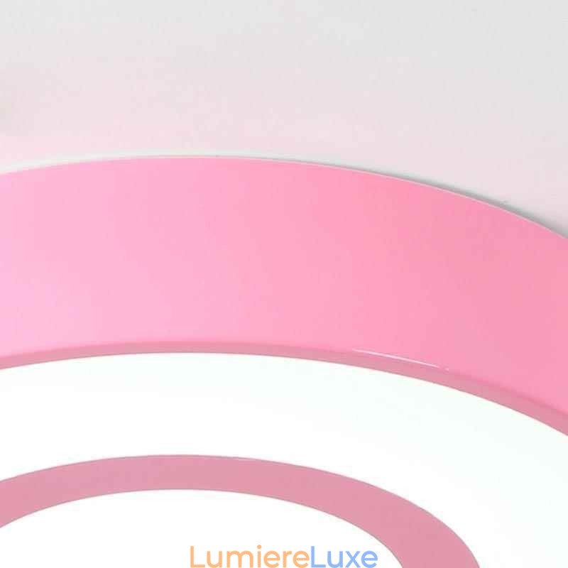 Lampe suspendue ronde moderne et unique, éclairage simple et chaleureux