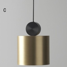 Suspension moderne en acrylique style nordique, éclairage géométrique