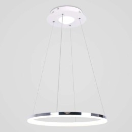 Suspension moderne en acrylique circulaire 40 cm