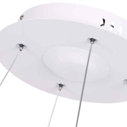 Suspension moderne en acrylique circulaire 40 cm
