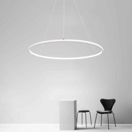 Lampe suspendue moderne circulaire 60 cm 80 cm