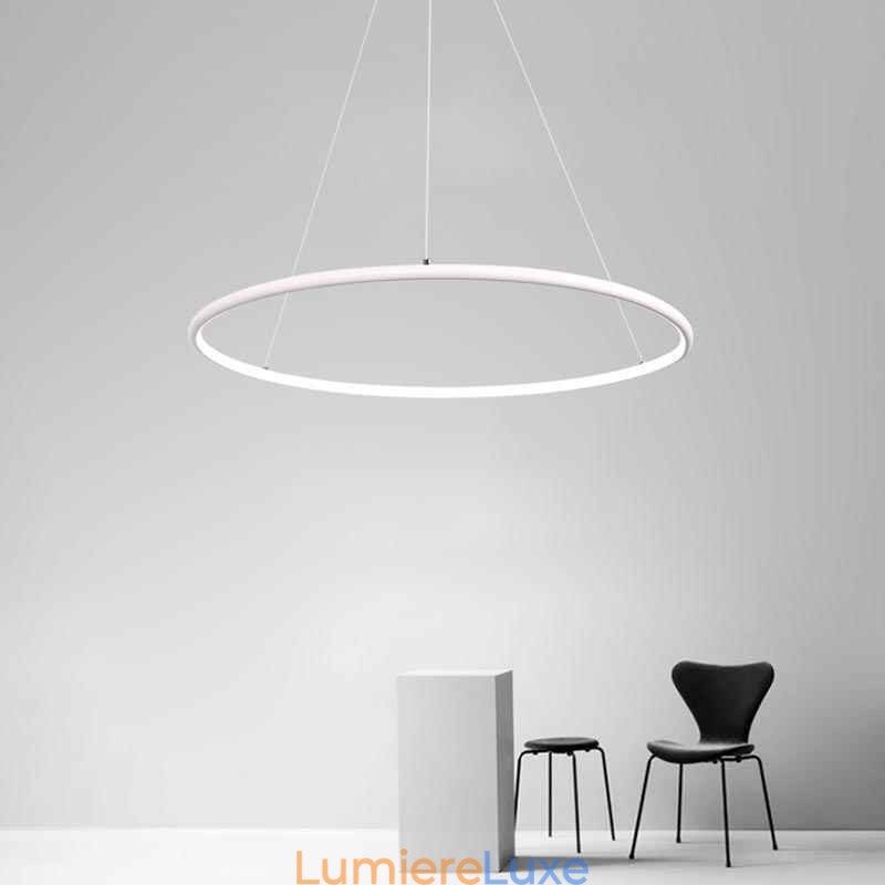 Lampe suspendue moderne circulaire 60 cm 80 cm