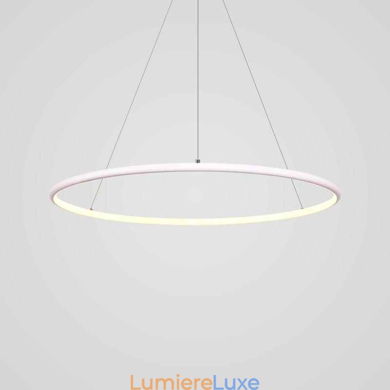 Lampe suspendue moderne circulaire 60 cm 80 cm