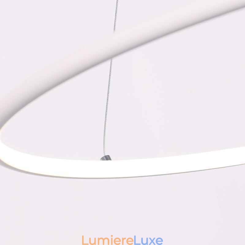 Lampe suspendue moderne circulaire 60 cm 80 cm