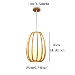 Suspension en bambou Visual Comfort