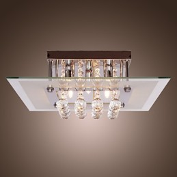 Plafonnier Moderne Cristal Living 5 Lumières