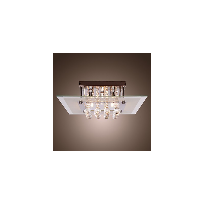 Plafonnier Moderne Cristal Living 5 Lumières