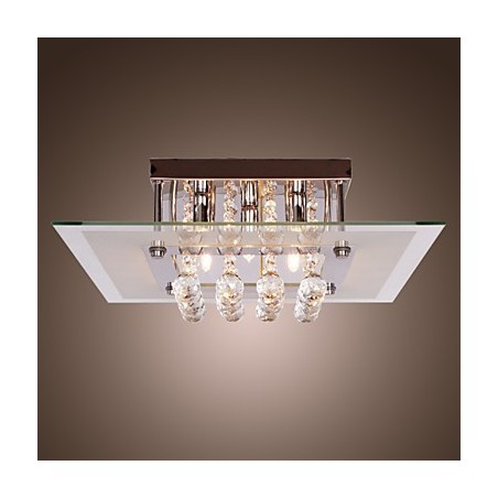 Plafonnier Moderne Cristal Living 5 Lumières Plafonnier Moderne Cristal Living 5 Lumières