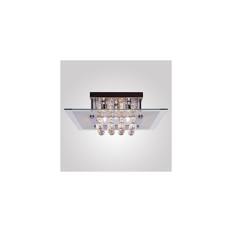 Plafonnier Moderne Cristal Living 5 Lumières