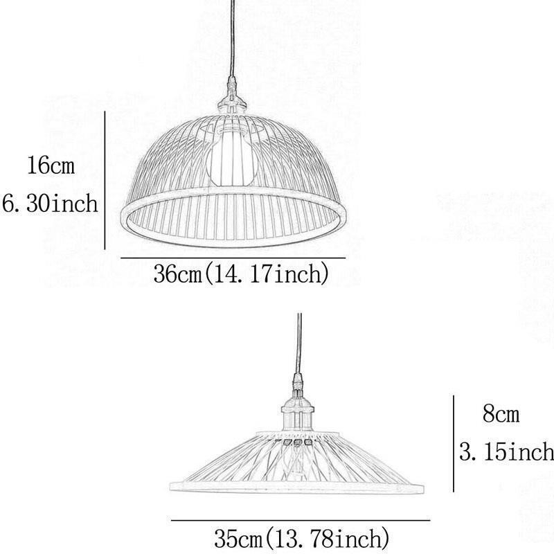Suspension en bambou tissée à la main