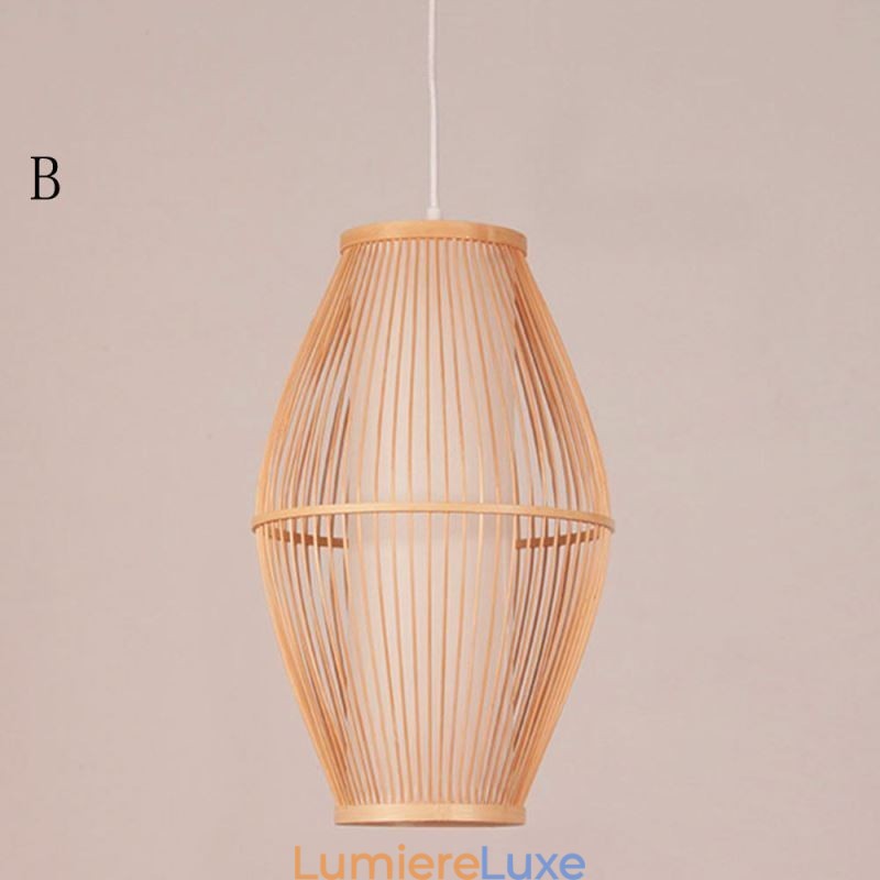Suspension classique en bambou faite à la main
