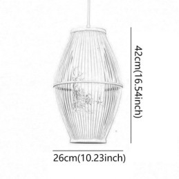 Suspension classique en bambou faite à la main