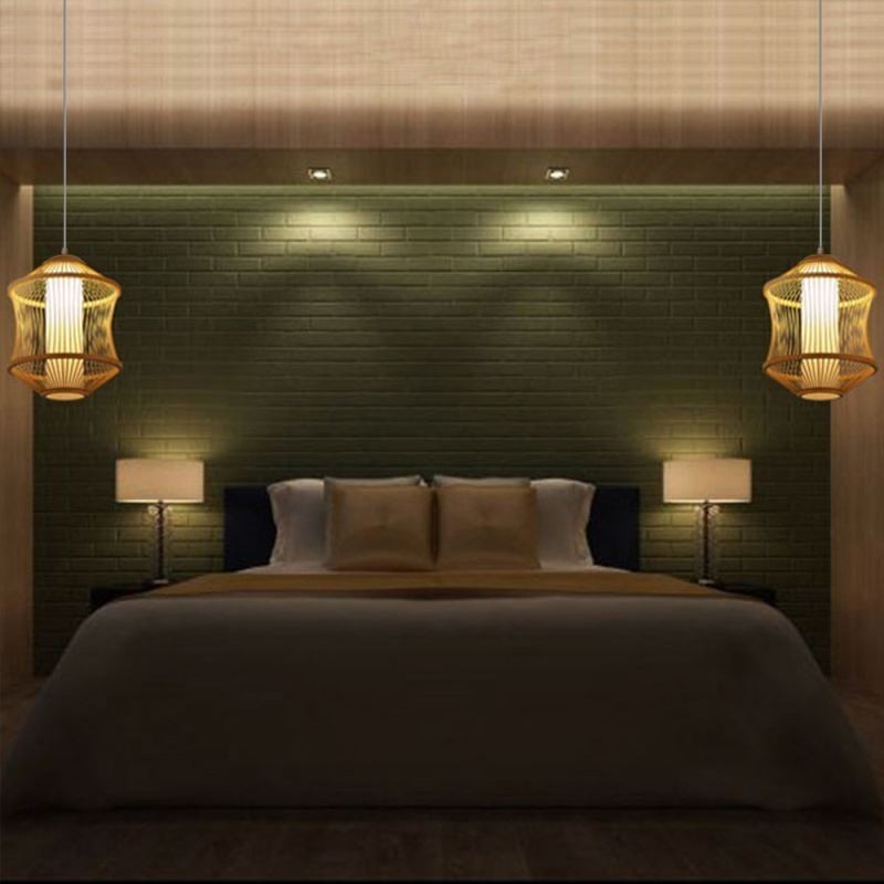 Suspension cage en bambou Visual Comfort