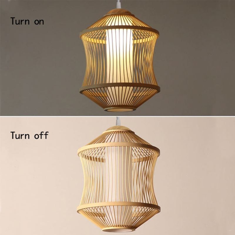 Suspension cage en bambou Visual Comfort