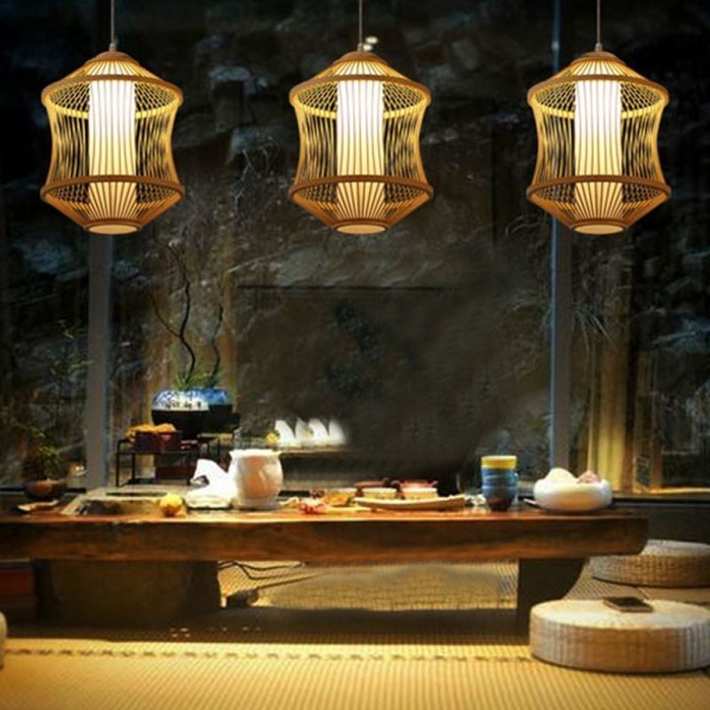 Suspension cage en bambou Visual Comfort