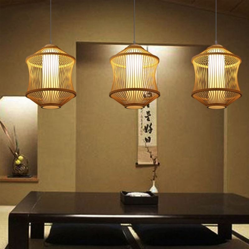 Suspension cage en bambou Visual Comfort