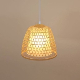 Suspension en bambou Visual Comfort Dome