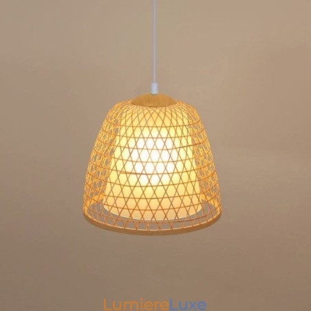Suspension en bambou Visual Comfort Dome Suspension en bambou Visual Comfort Dome