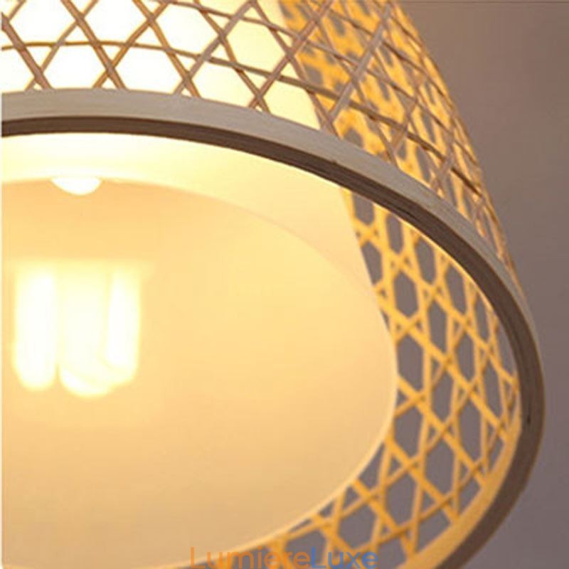 Suspension en bambou Visual Comfort Dome