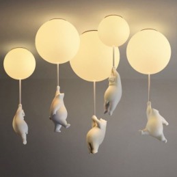 Plafonnier Nordic Ballon en acrylique pour enfants