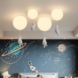 Plafonnier Nordic Ballon en acrylique pour enfants