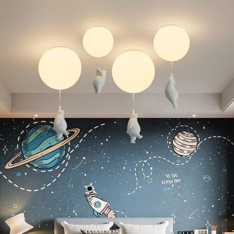 Plafonnier Nordic Ballon en acrylique pour enfants