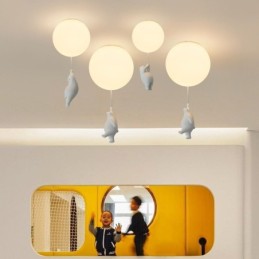 Plafonnier Nordic Ballon en acrylique pour enfants